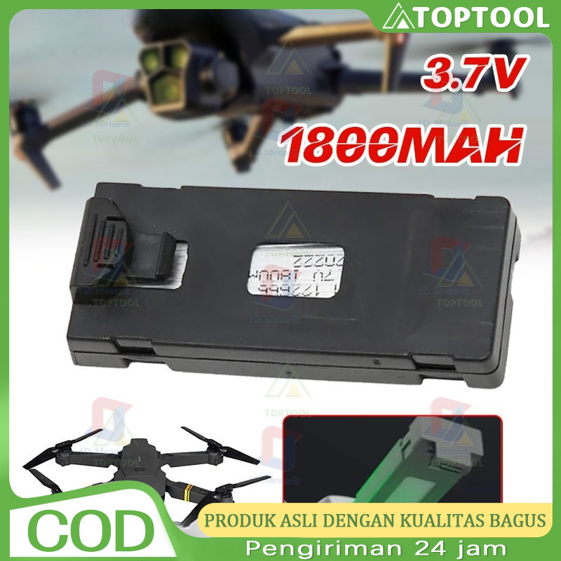 Baterai Drone E88 PRO 3.7V 1800mAH  RC Untuk E88 E88PRO E88MAX E525 E99 E99PRO P1 P5PRO K3 S1