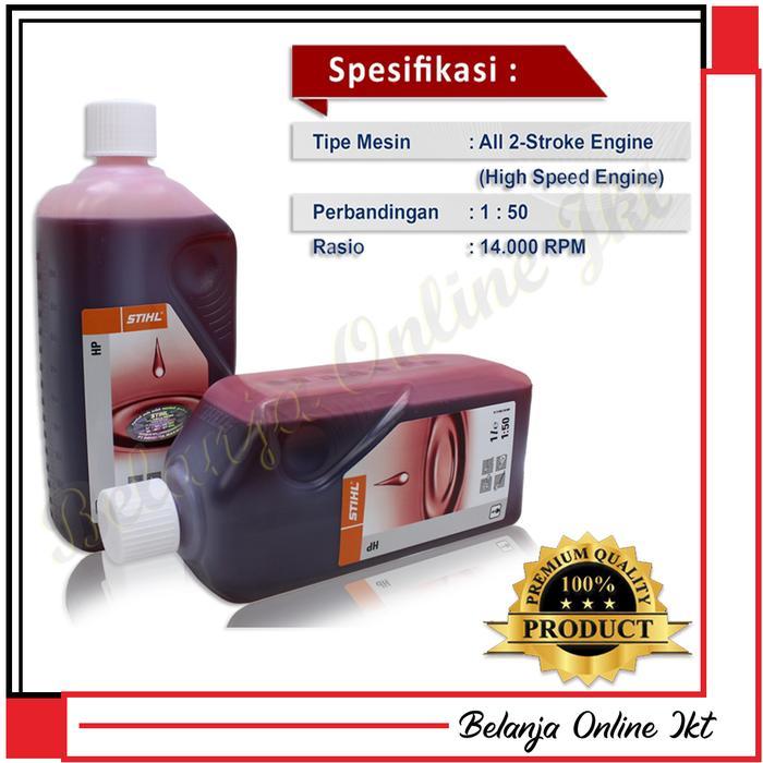 STIHL Oli 2 Tak 1 Liter Oli Mesin 2 Tak Oli Mesin Chainsaw Gergaji Potong Mesin Oli Potong Rumput 2 