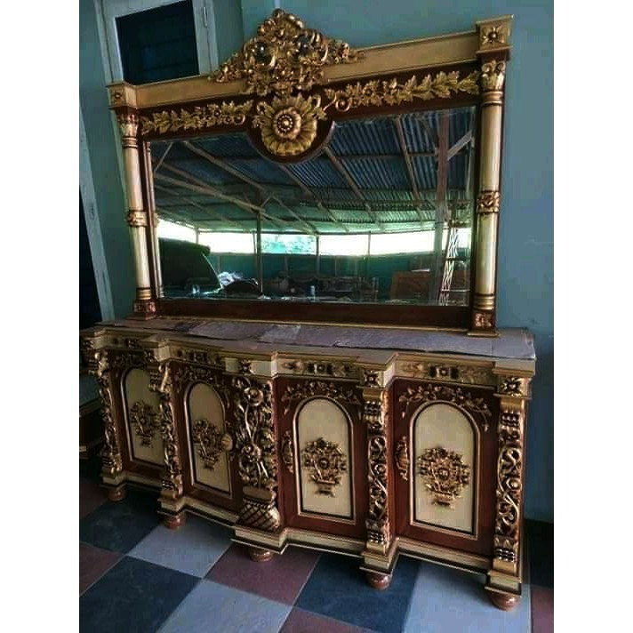 Meja Rias/Tolet Jati Mewah