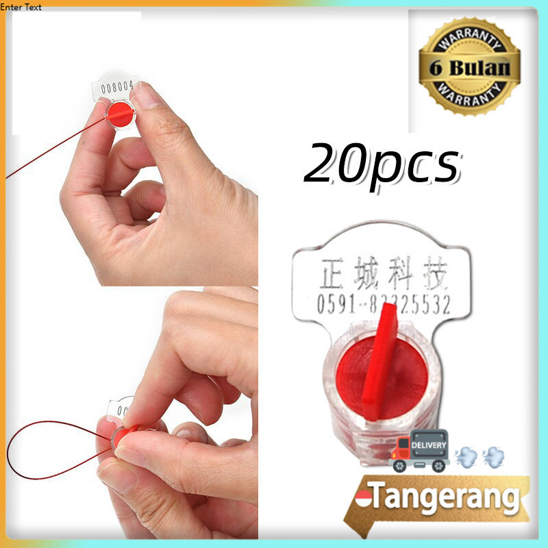 20PCS Segel PLN / Segel Meteran Kwh PLN / Segel Meteran Air