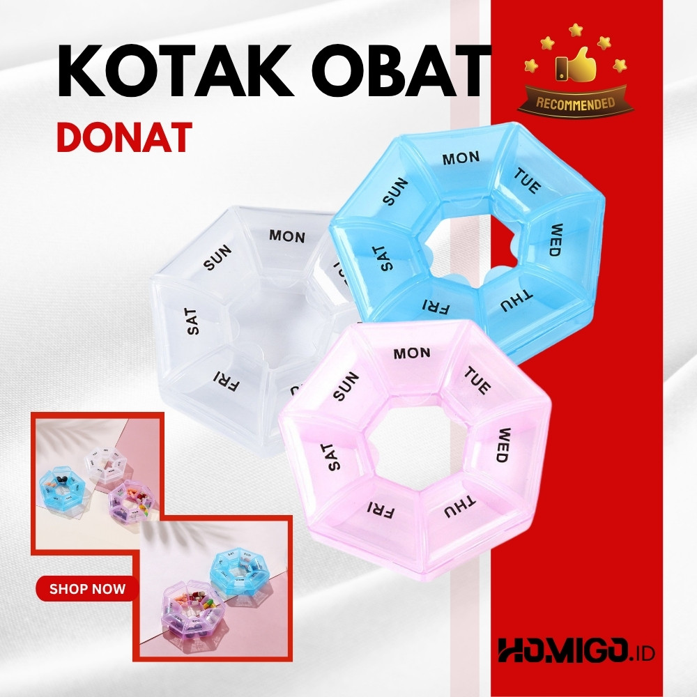 Kotak Obat / Tempat Obat / Tempat Obat Harian / Kotak Obat Harian / Medicine Box / Kotak Obat 7 Hari