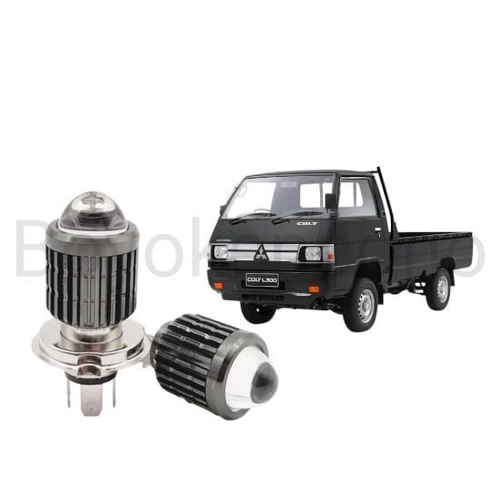 2pcs Lampu Utama LED H4 Laser Putih Mobil Mitsubishi L300 Byk