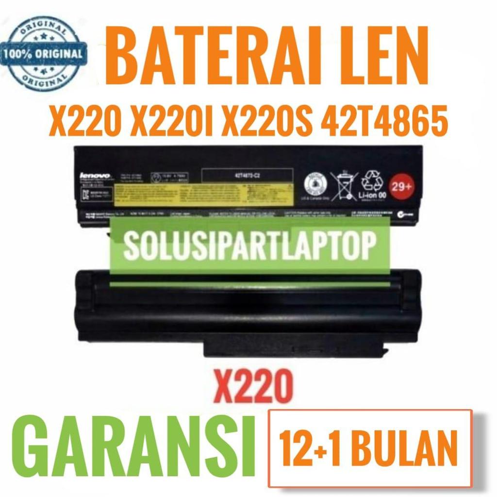 Baterai batre Laptop Lenovo ThinkPad X220 X220I X220S Series 29+ ori