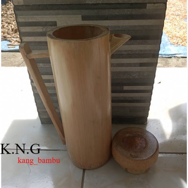 Teko unik bahan bambu