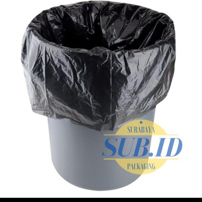 DISKON  Plastik Sampah HD Hitam 90x100 / Plastik Sampah Tanpa Pegangan