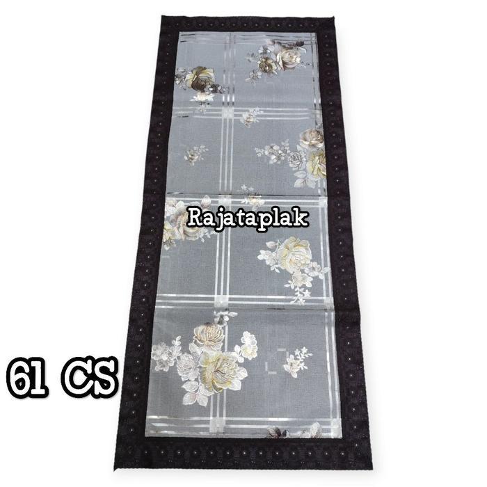 Taplak Meja Tamu Anti Air 3D Renda Sultan Tebal 50x110cm - Brand Name Lace - 61-CS