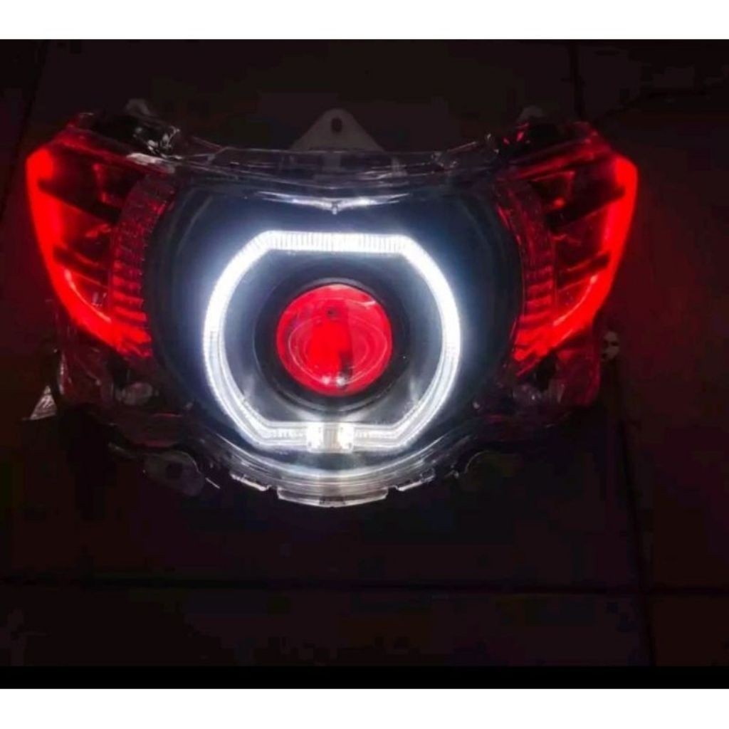 BILED ALA LAMPU DEPAN MIO SOUL GT 115 /XEON GT 125 CUSTOM ALIS RUNNING PLUS BILED ALA SUPER TERANG B
