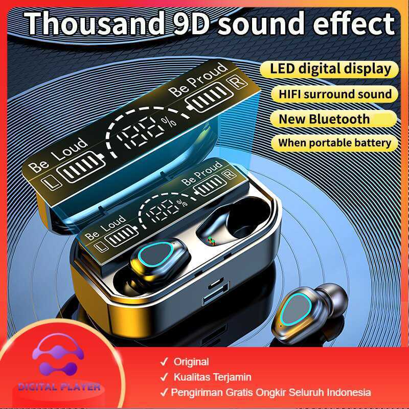 Daylight Earphone Bluetooth 5.3 TWS HiFi Waterproof Touch Control - G28