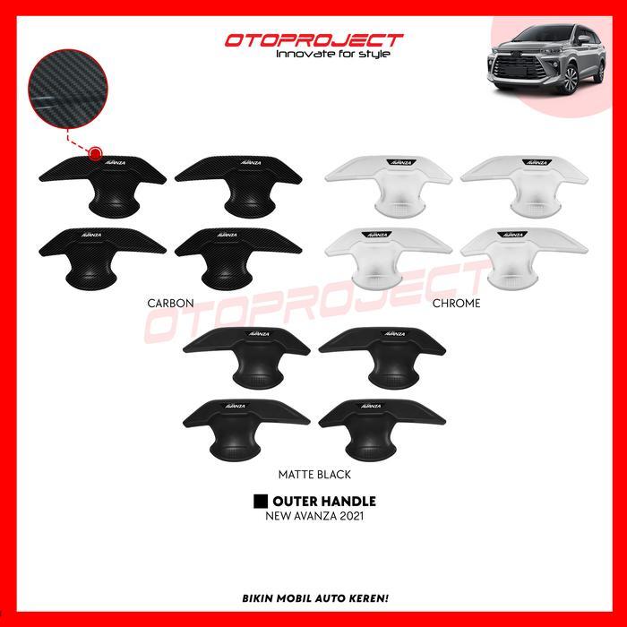 Otoproject - Outer Handle A.N Avanza 2022 Carbon | Cover Outer Handle Avanza 2022 - CARBON