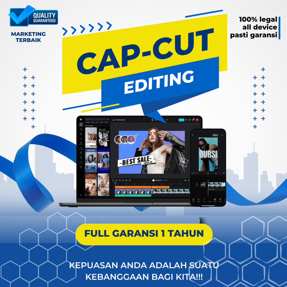 Premium Promo Capcut Pro 1 Tahun 10000 Template Bergaransi