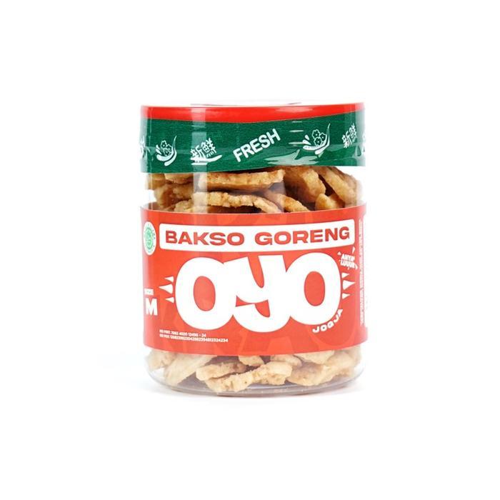 moot store Bakso Goreng Jogja BAKSO OYO Renyah Kres Ayam Basreng - Toples M 230 Gr