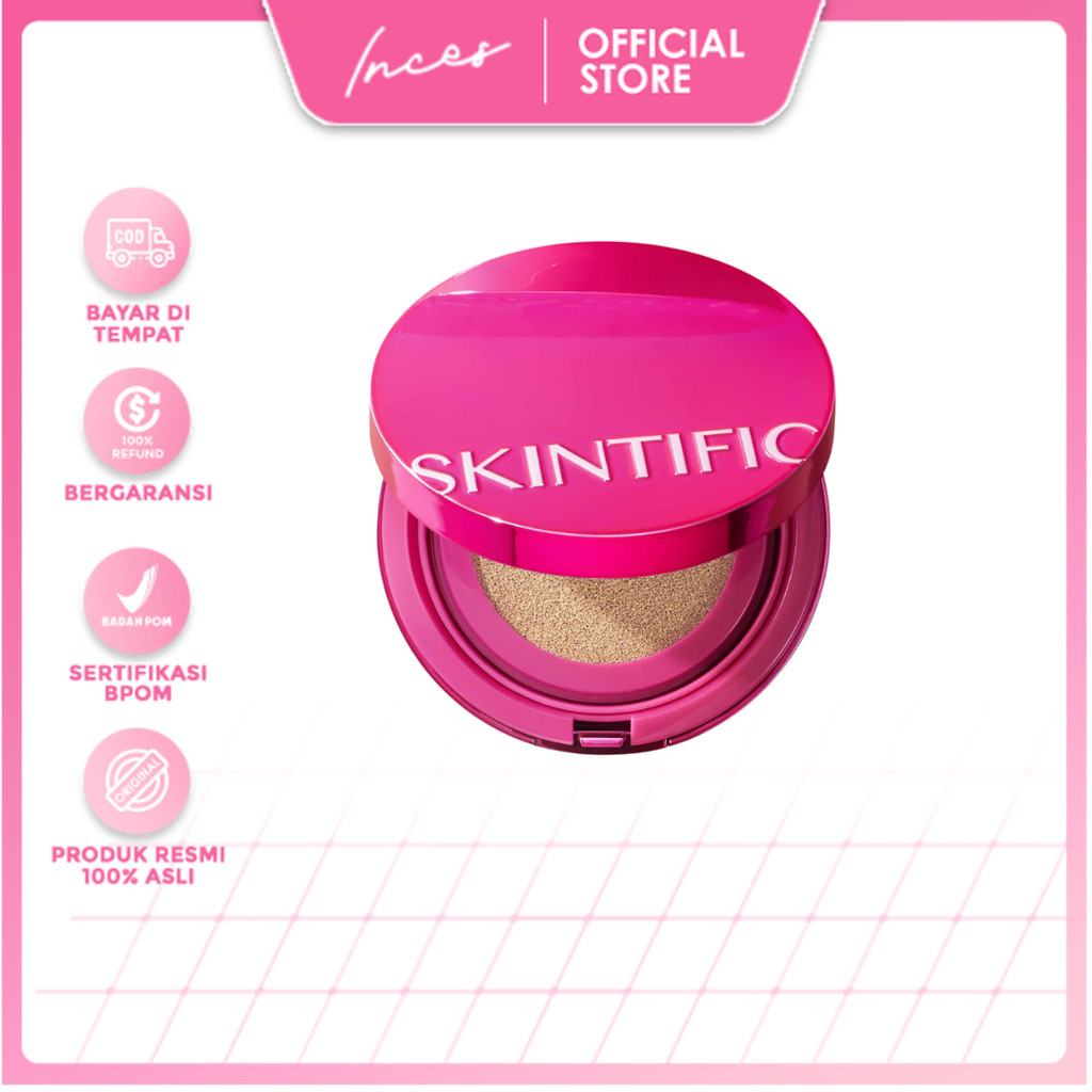 inces - SKINTIFIC Cover Glow Perfect Pink Cushion