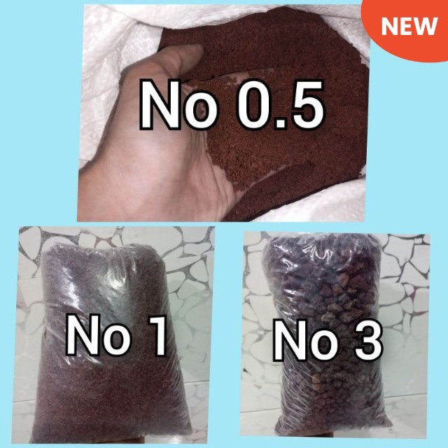 pasir malang merah 1kg / pasir malang merah No 0.5 , No 1 Dan No 2 / pasir malang merah / pasir mala