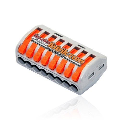 Konektor Kabel 8 Pin PCT 218 TAB WAGO mod- Terminal 8kabel 8pin - ASLI - BERKUALITAS - Harga Murah