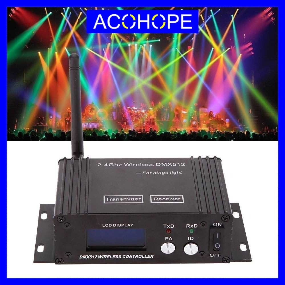 Acohope Transmitter Receiver Stage Lighting Adjustable 126 Channel - DMX512