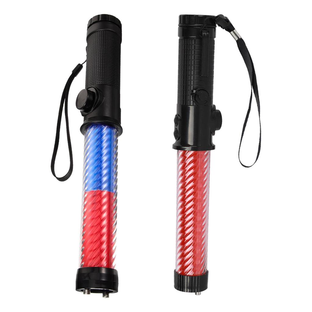 Traffic Control Wand High Performance with Lanyard Practical LED Signals Wand Traffic Control Light 