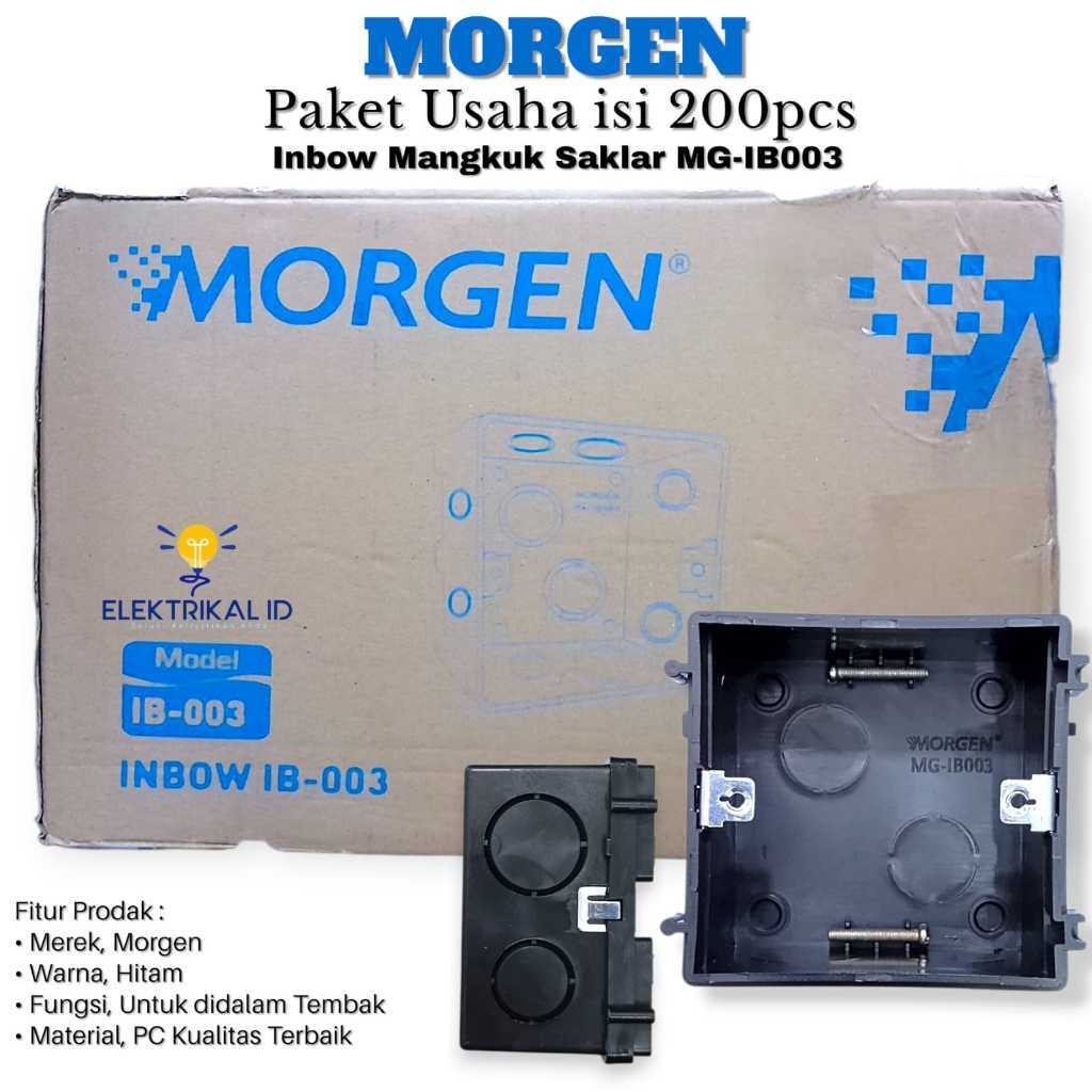 PAKET USAHA HARGA GROSIR Isi 200 Pcs Inbow Dus MORGEN IB Dus MG-IB 003