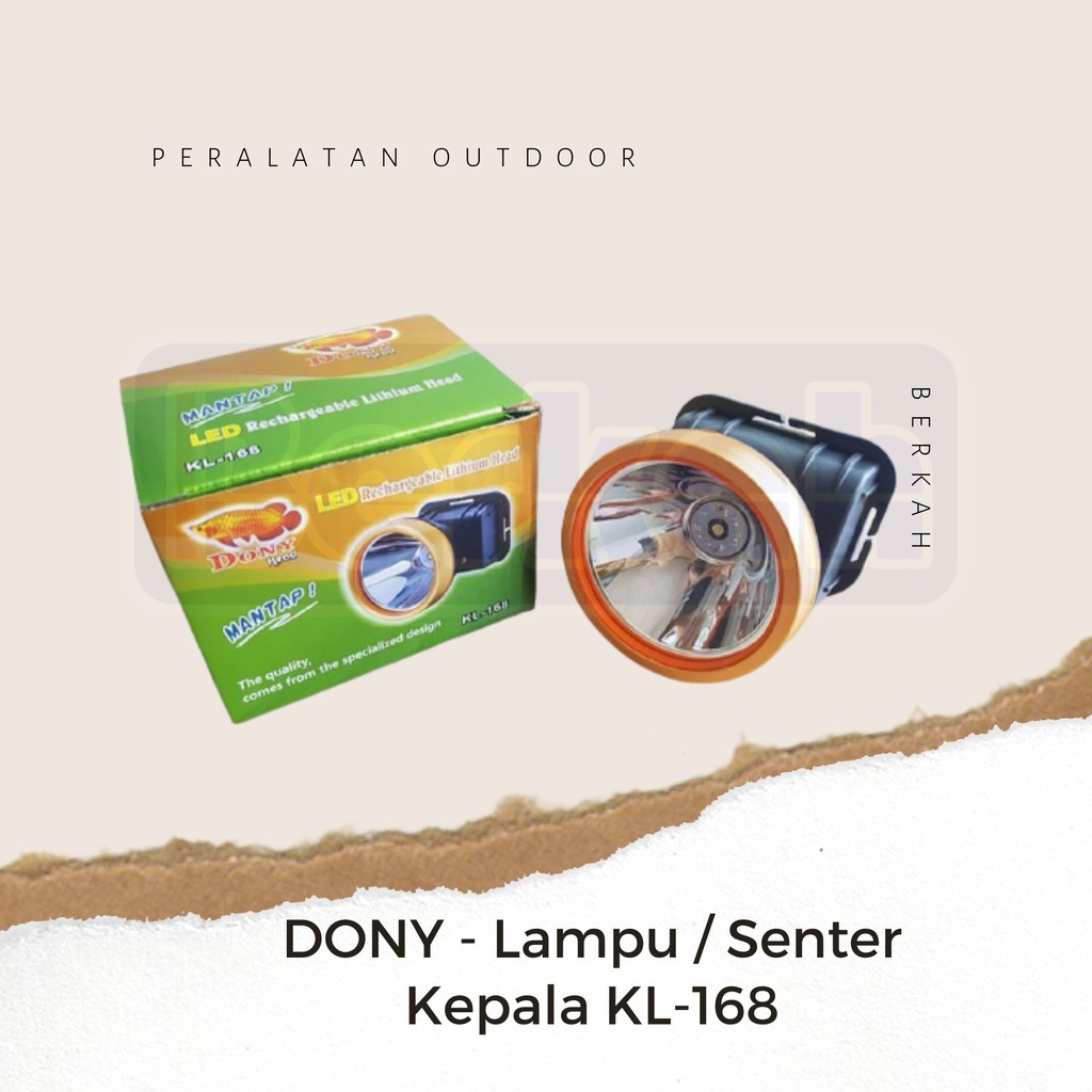 Dony Senter Kepala KL-168 / Lampu Kepala 10W Led