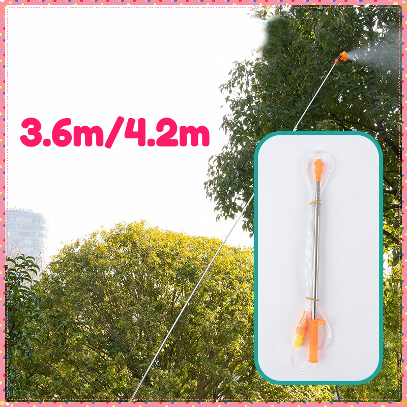 3.6/4.2m Stik Semprotan Hama Stik Teleskopik Sprayer Panjang Stik Sprayer Antena