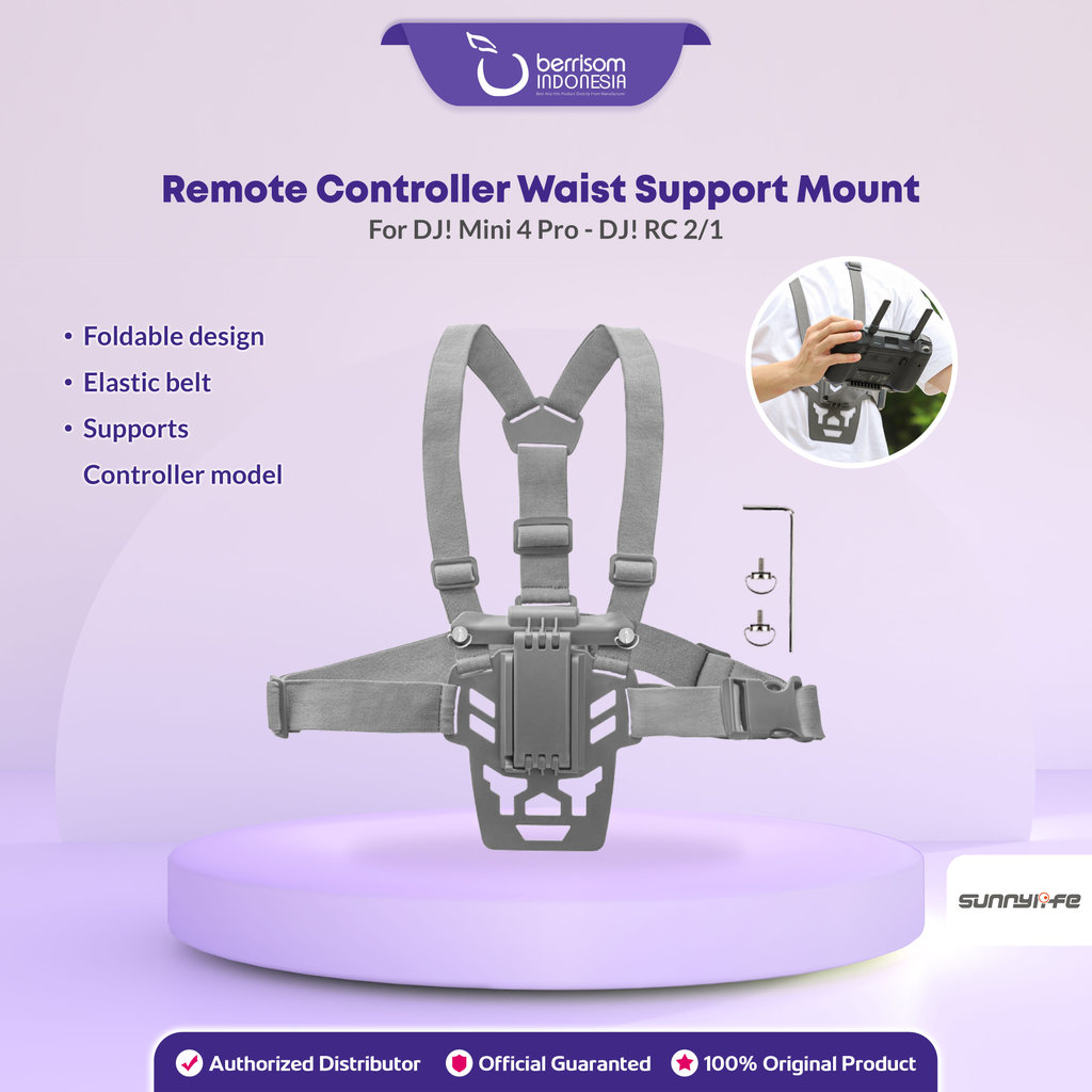 Sunnylife Remote Controller Waist Support Mount For DJ Mini 4 Pro Controller Strap Wearing Belt Wais