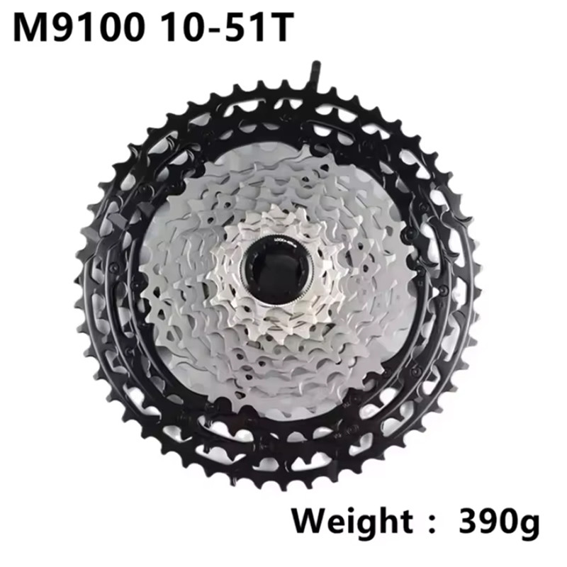 Shimano 12-Speed MTB Cassette - XT/SLX/Deore 10-51T Freewheel Cog for Mountain Bike