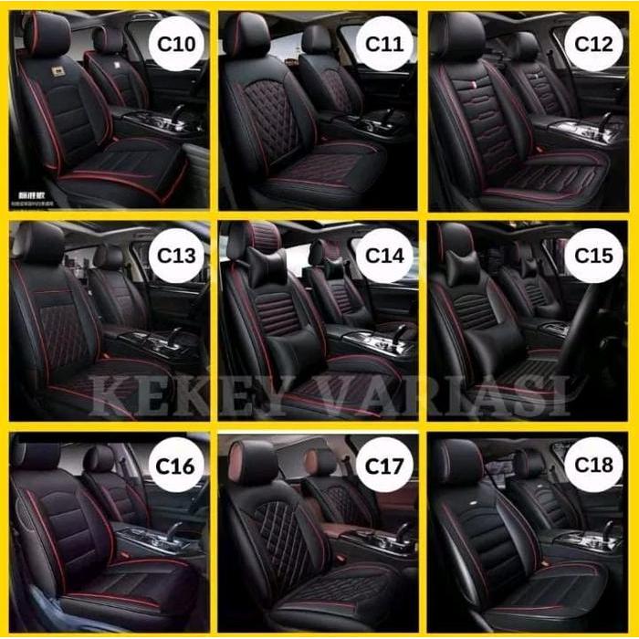 sarung jok mobil busa hitam 08 avanza Rush expander mbtech camaro