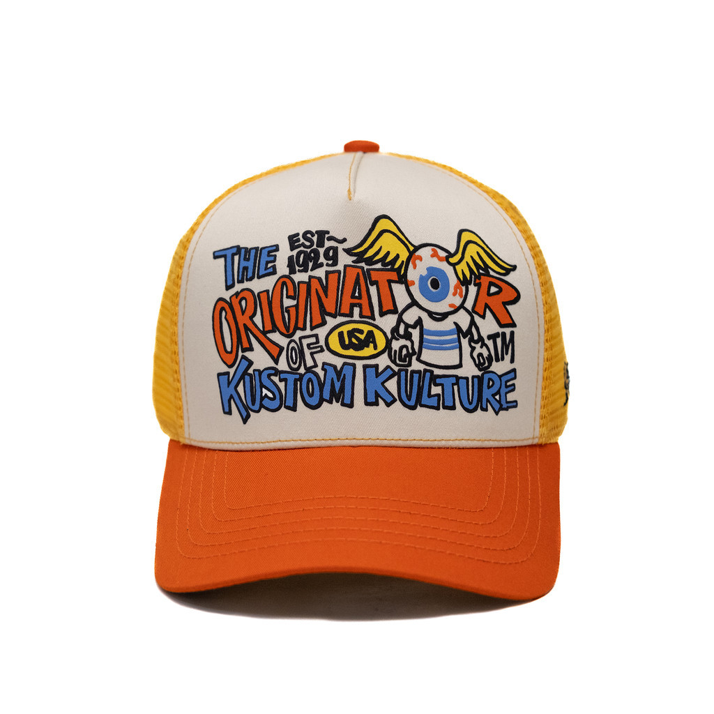 Moon Eissa Accecories Von Dutch Trucker Caps 1580 Mustard