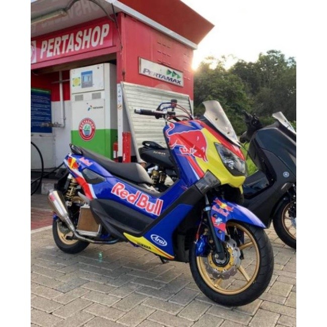 Sticker Decal full body nmax lama redbull