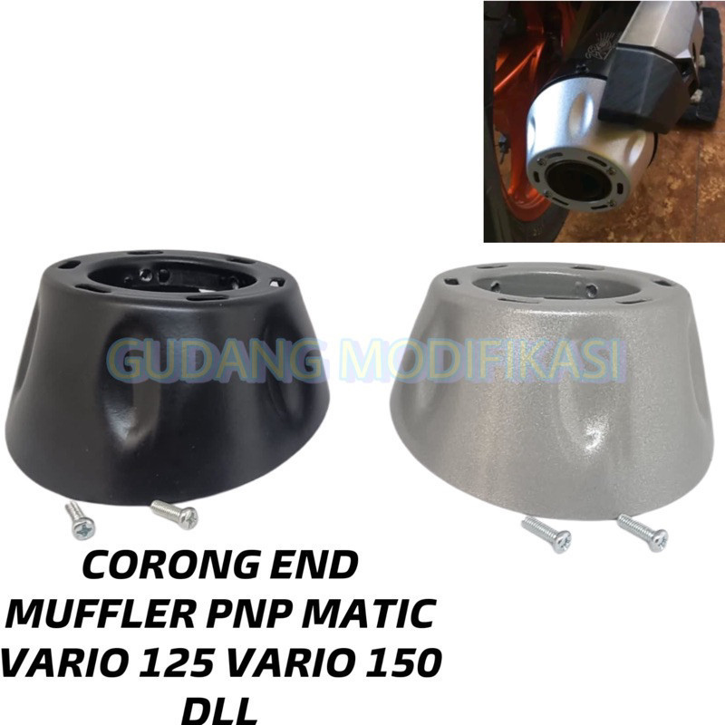 CORONG MONCONG KNALPOT END MUFFLER VARIO 125 VARIO 150 ORIGINAL