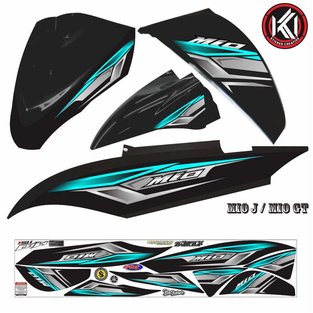 VARIASI / STRIPING MOTOR MIO J / STICKER MOTOR MIO J VARIASI LIS