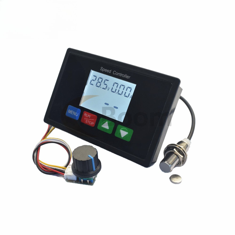 DC10V55V 30A DC Motor Controller Speed Regulation Speed Meter Programmable Motor Speed Controller