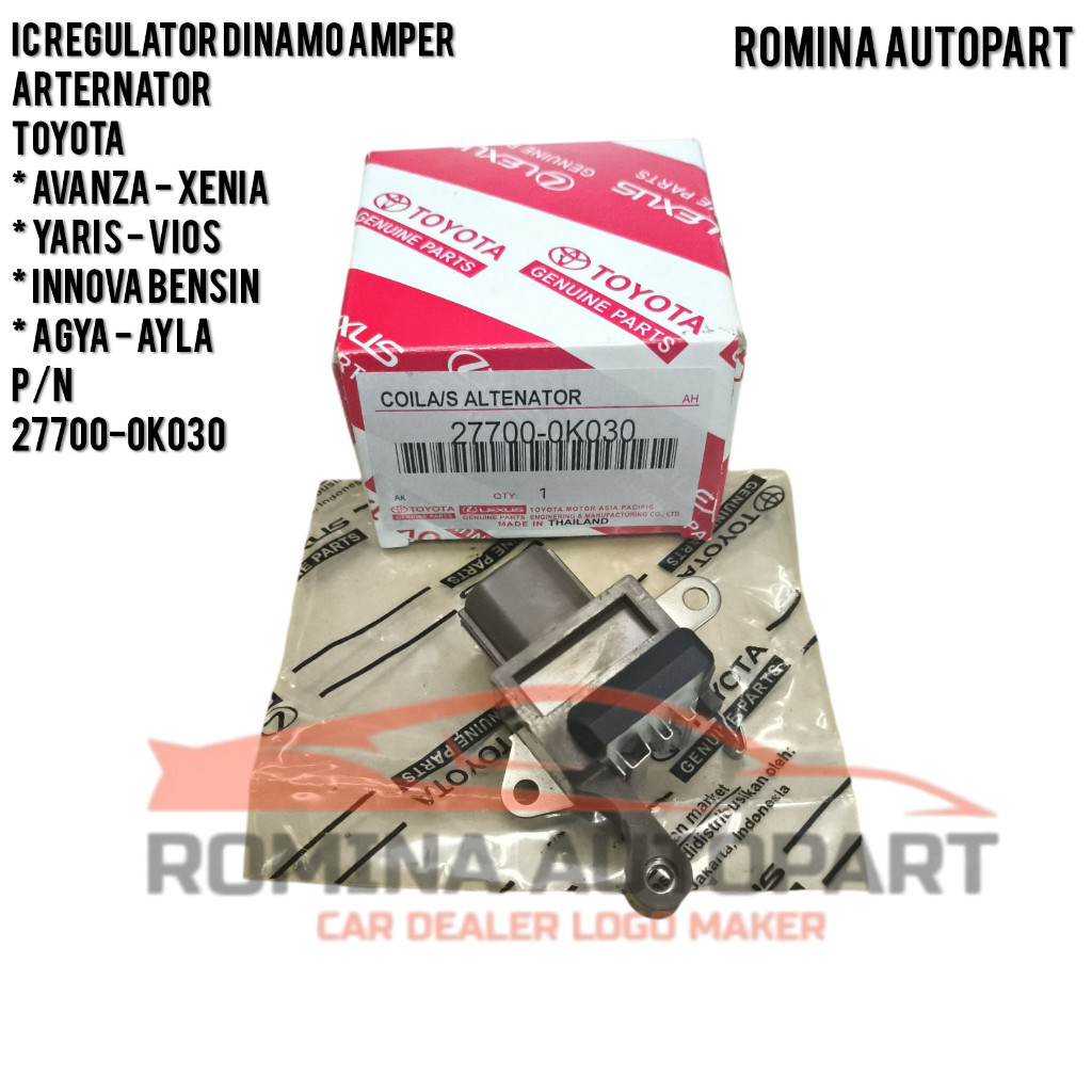 NGGESINGSHOP IC ARTERNATOR IC GAS REGULATOR VIOS YARIS AVANZA XENAI ORIGINAL