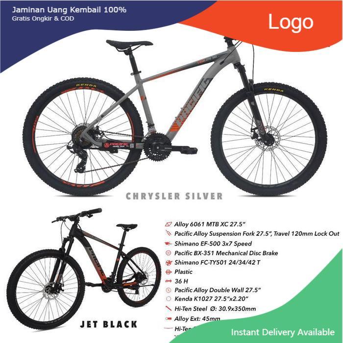 Sepeda Gunung MTB Pacific Vigilon 1.0 27.5 inch