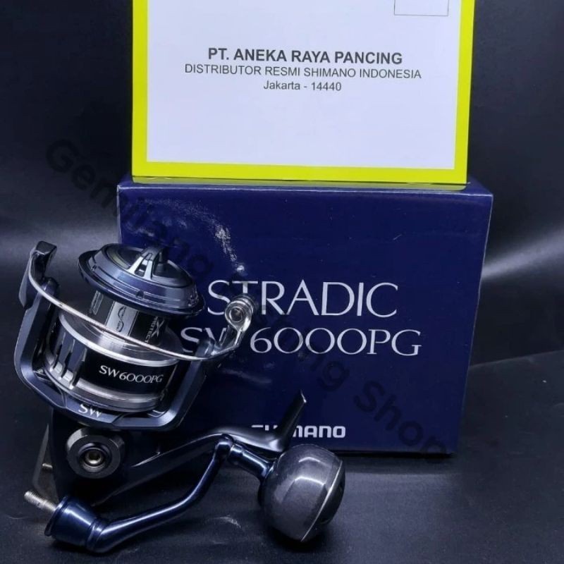 Reel Shimano STRADIC SW 6000PG NEW 2020 GARANSI RESMI