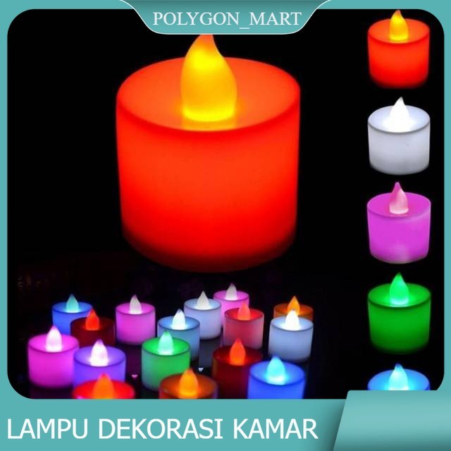 Lampu Kamar Dekosari - Lampu Tidur Warna Warni