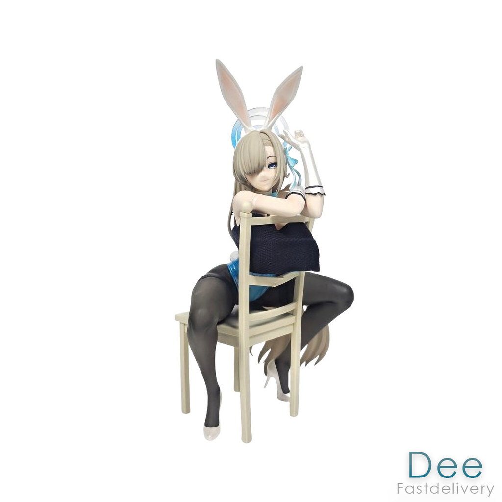 Asuna Ichinose Bunny Girl on Chair Blue Archive 24cm Action Figure PVC D-KAS103