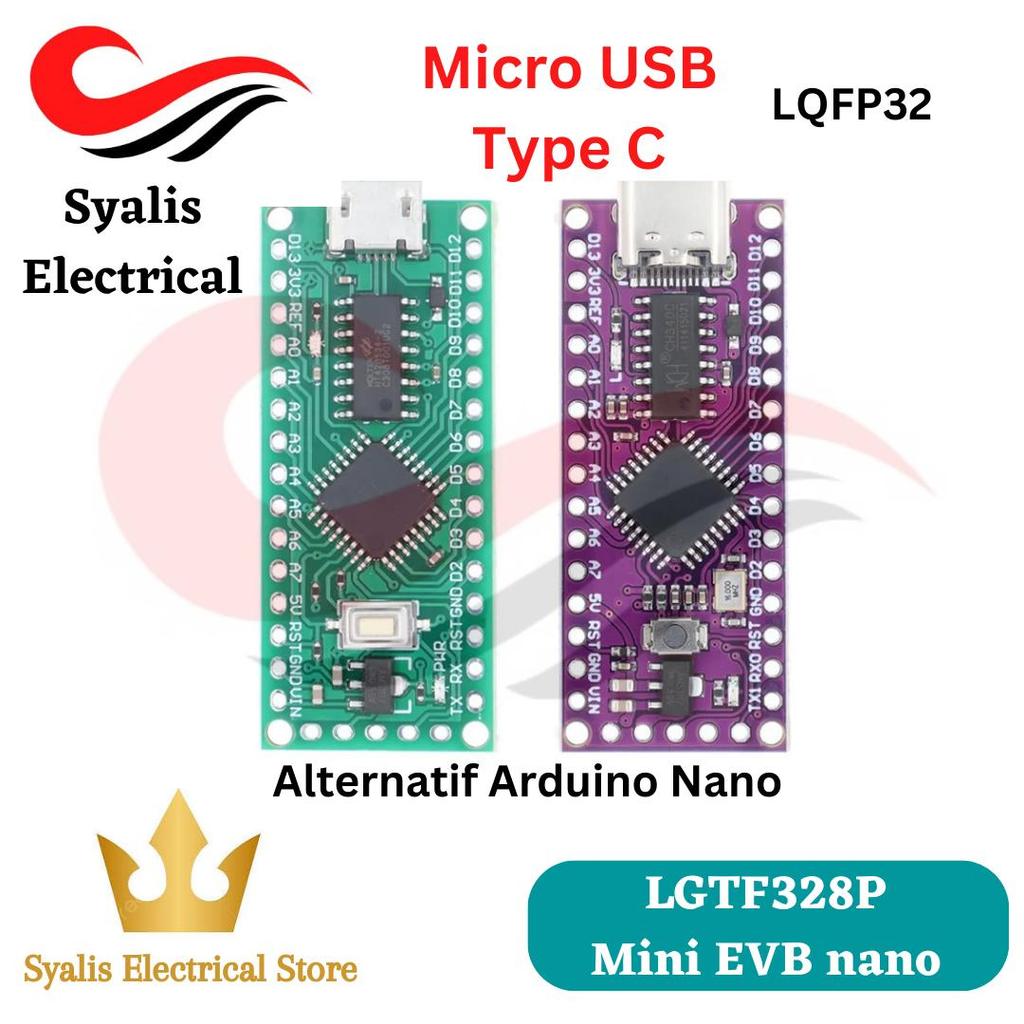 LGT8F328P mini EVB nano pengganti arduino [syalis]