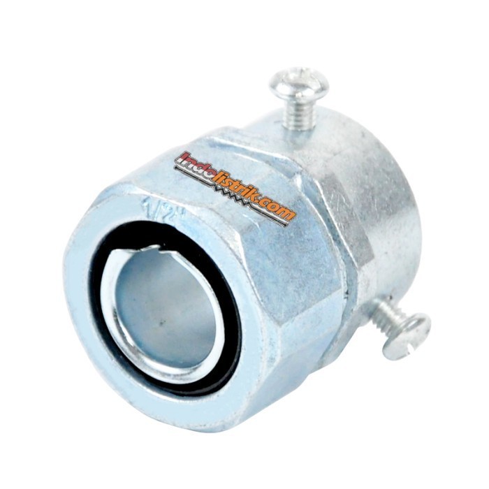 Connector Flexible Conduit ke Pipa Screw 1/2" FTPS 16 Duratech – Konektor Fitting Conduit