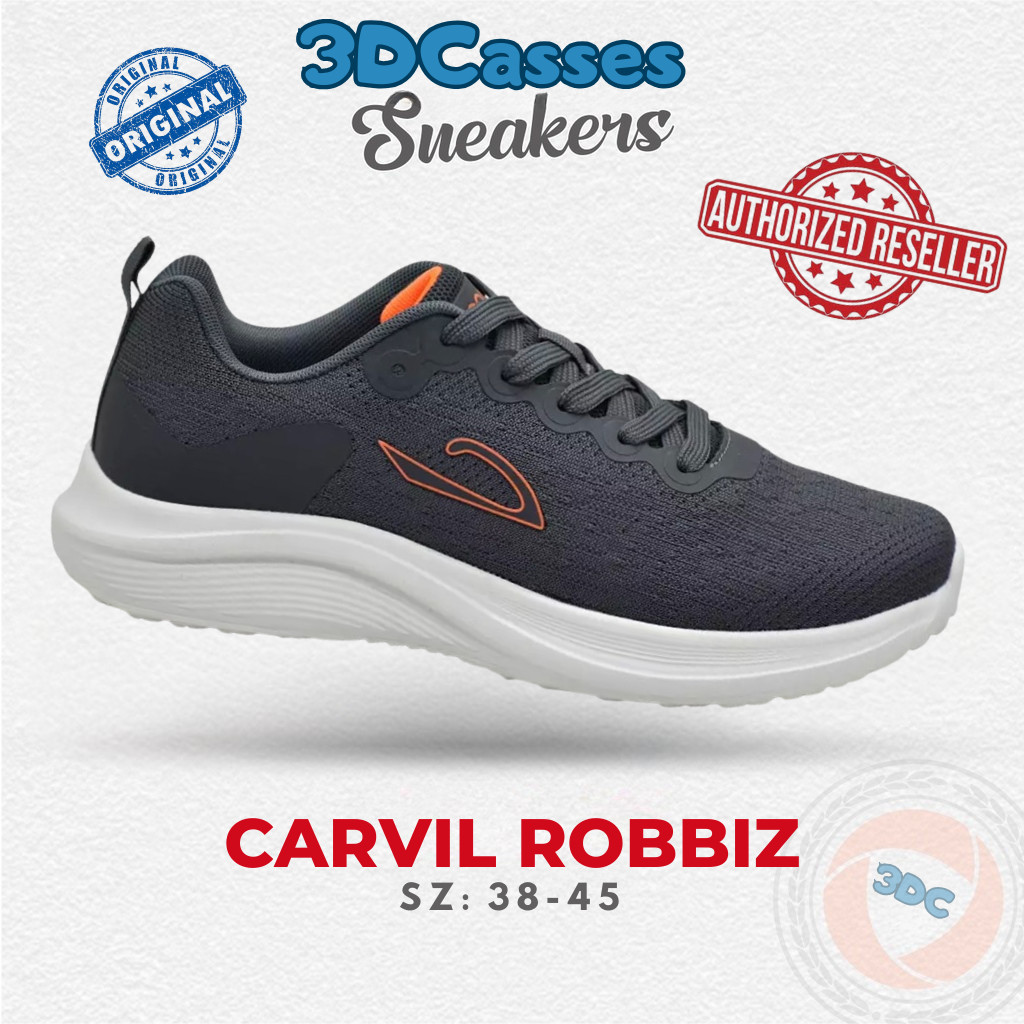 Carvil Robbiz - Sepatu Running Pria / Olahraga Dewasa Original Branded Carvil