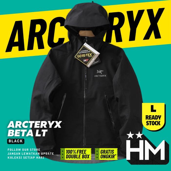 (READY - SIZE L) Arcteryx Beta LT Black Jacket Gorpcore Gropcore Mountain Jacket