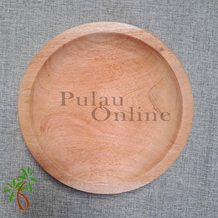 [LEO HOME] Cobek Kayu 30cm Dan 27cm- Pulau online - Cobek Mahoni 27cm