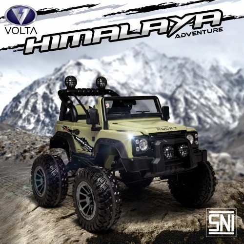 Mainan Anak Mobil Aki Remote Control Volta Rocky 5008 Monster Jeep SNI