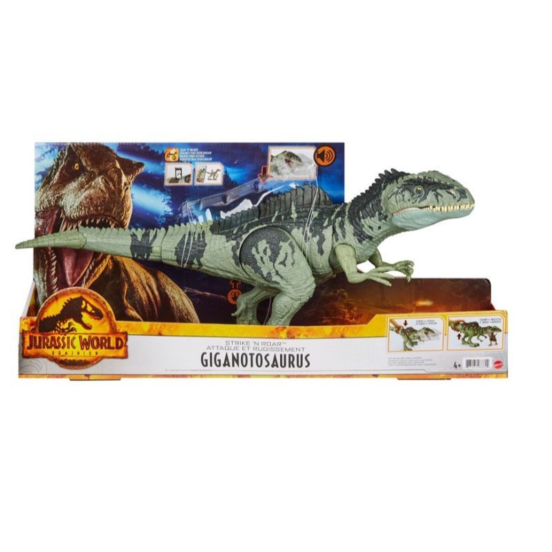 Jurassic Worlddominion Strike N Roar Giganotosaurus