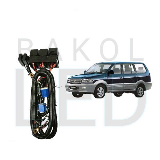 Relay Set Lampu Utama LED H4  Mobil Toyota kijang kapsul LGX LSX KRISTA 1997 2004 BL