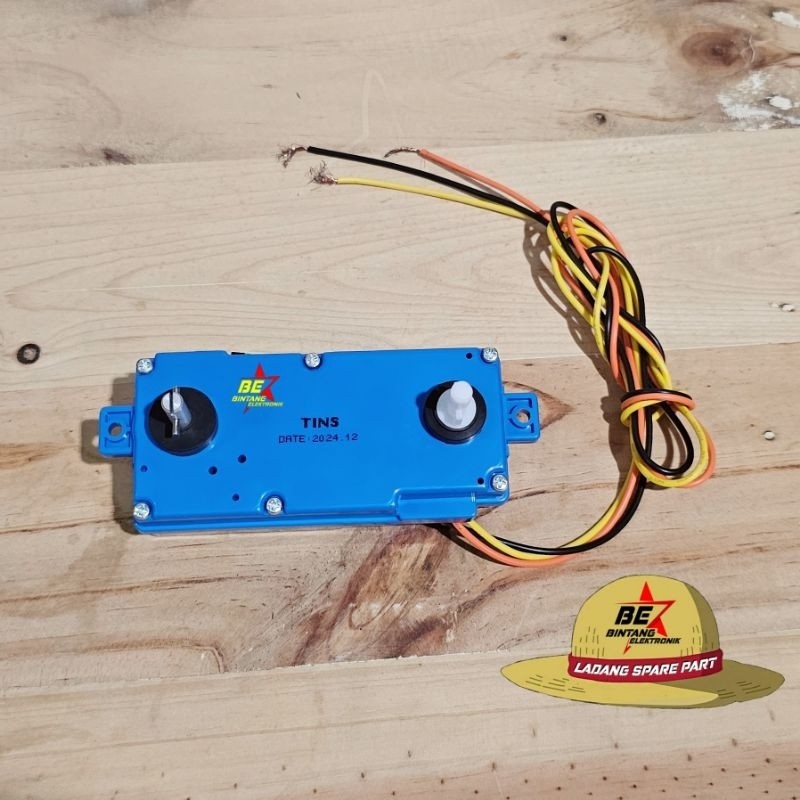 TINS TIMER MESIN CUCI 2 KNOP 3 KABEL Tins TIMER MESIN CUCI  LG 2 TABUNG