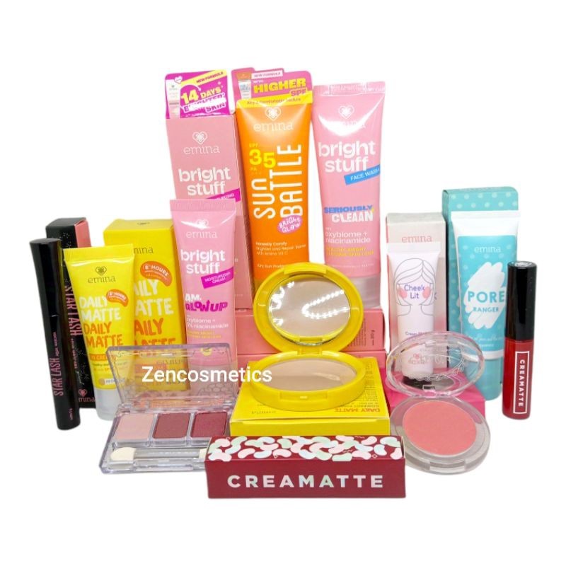 Paket Emina Lengkap/ Emina Skincare Remaja / Emina Make Up / Emina Parsel
