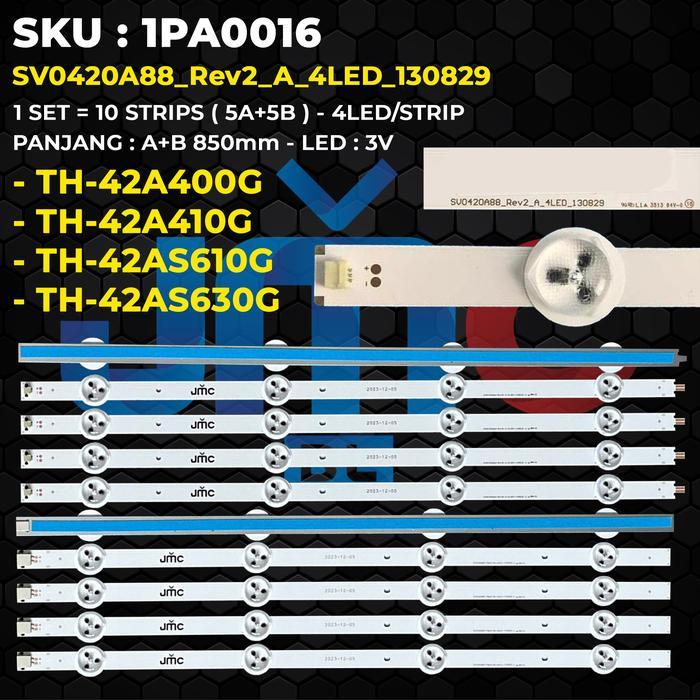 Backlight TV 42 Inch TH-42A400G TH-42A410G TH-42AS610G TH-42AS630G Elmatu JMCPart