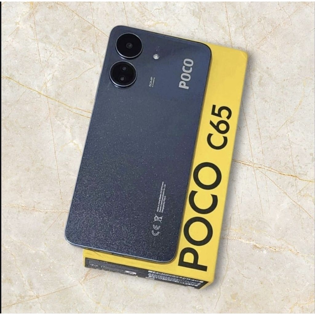 poco c65 versi ram 8 256gb hp second lengkap original ya