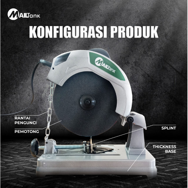 MAILTANK SH99 Mesin Potong Besi cut Off Cutting 7 inci