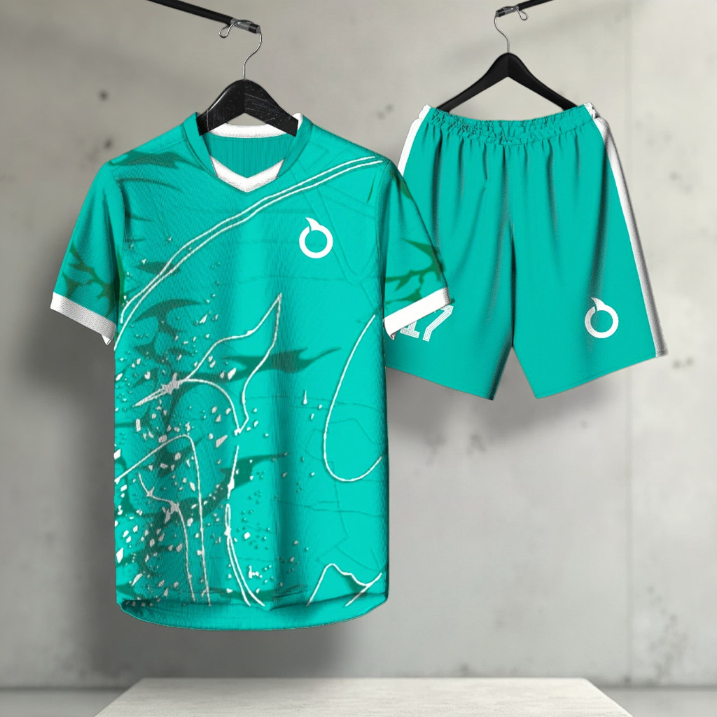 JERSEY BAJU BOLA SETELAN FUTSAL DEWASA 1 SET CELANA BAJU (COD) Sale